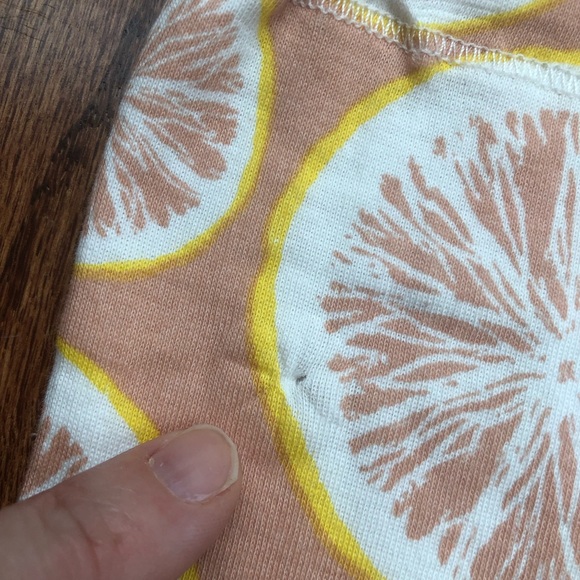 NEW Milkbarn Grapefruit Dress & Leggings Set 3-6 Months - Picture 7 of 8